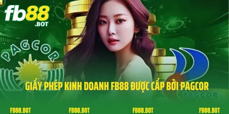 Giấy Phép Kinh Doanh FB88 2 Giấy phép kinh doanh FB88 được cấp bởi PAGCOR