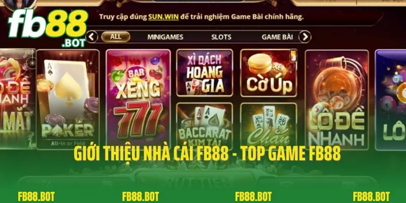 Top game FB88 1 Giới thiệu nhà cái FB88 - Top game FB88